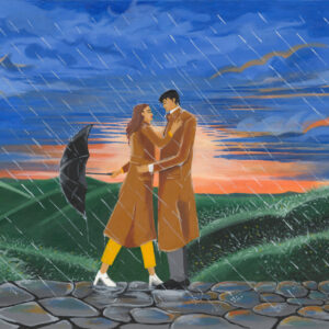 Let's Dance in the Rain (Canvas Print)