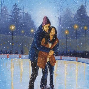 Let's Dance in the Snow ( Classic Framed Prints)
