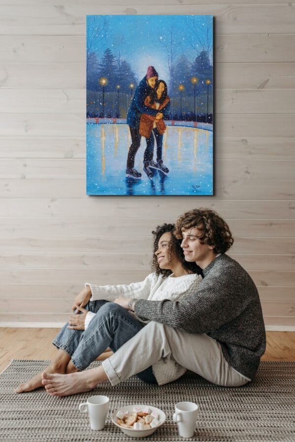 Let's Dance in the Snow (Canvas Print) - Image 4
