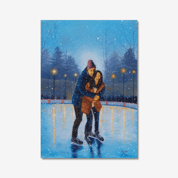 Let's Dance in the Snow (Canvas Print) - Image 3
