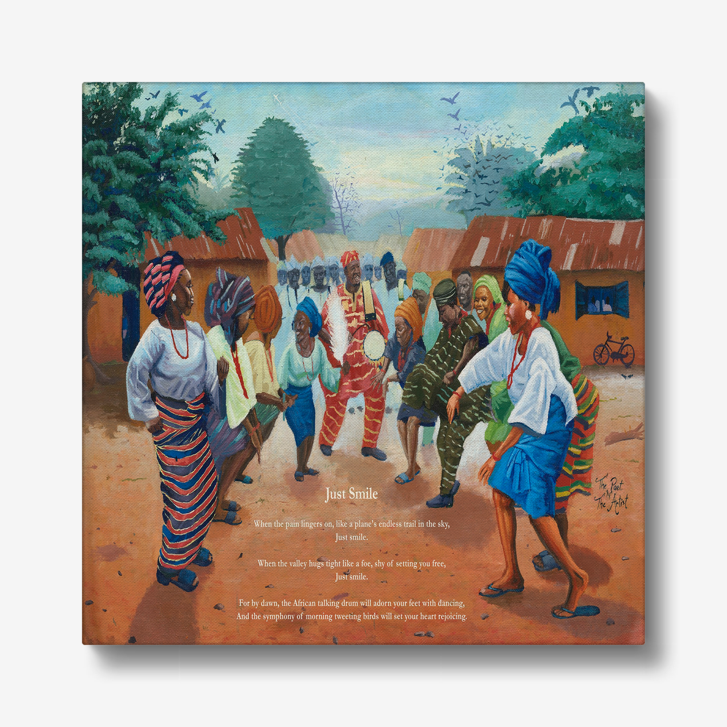 Just Smile (Canvas Print) - Image 6