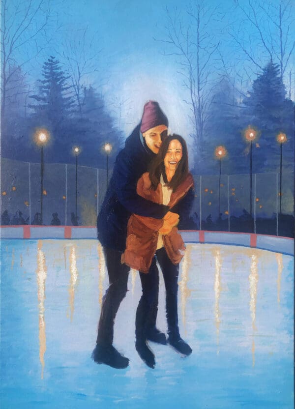 Let's Dance in the Snow (Canvas Print) - Image 2